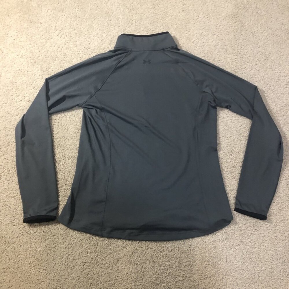 Under Armour Golf 1/2 Zip Long Sleeve Pullover UPF 50 Women's Medium Gray NWT - Picture 9 of 11